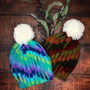 Elephant Mountain Beanie PDF Crochet Pattern Beginner Crochet Hat Pattern