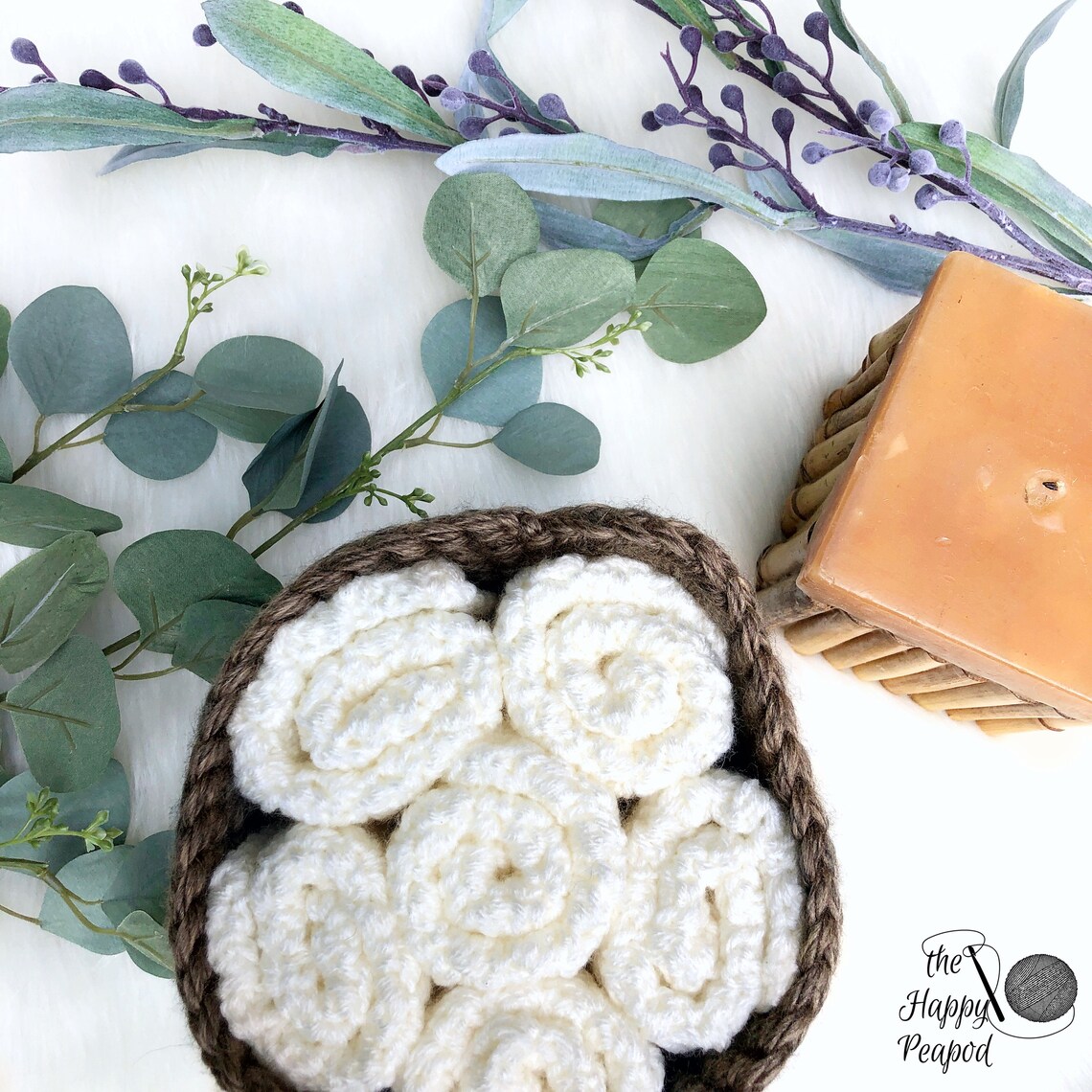 Handmade Soft Basket With Matching Set of Hand Towels Etsy