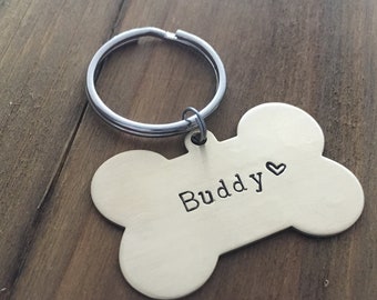 Double Sided Dog ID Tag with Name, Address and Phone Number