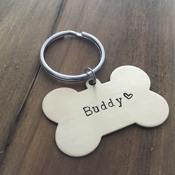 Double Sided Dog ID Tag with Name, Address and Phone Number