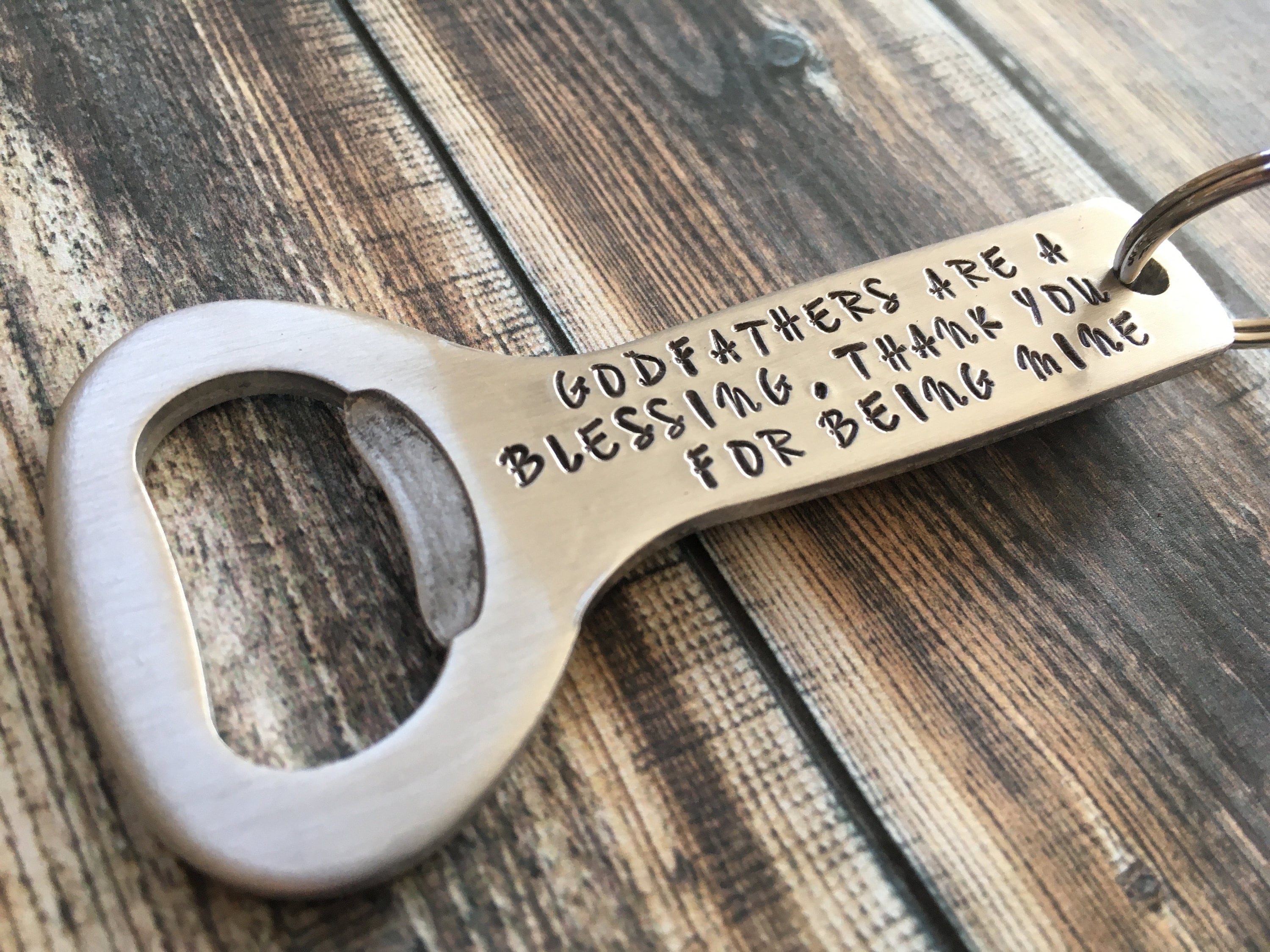 Kitchen & Dining Bottle Opener Godfathers are a blessing Thank you for