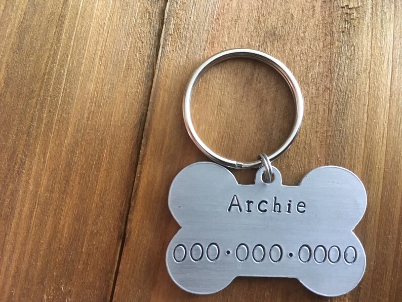 Double Sided Dog ID tag: have your people call my people image 6