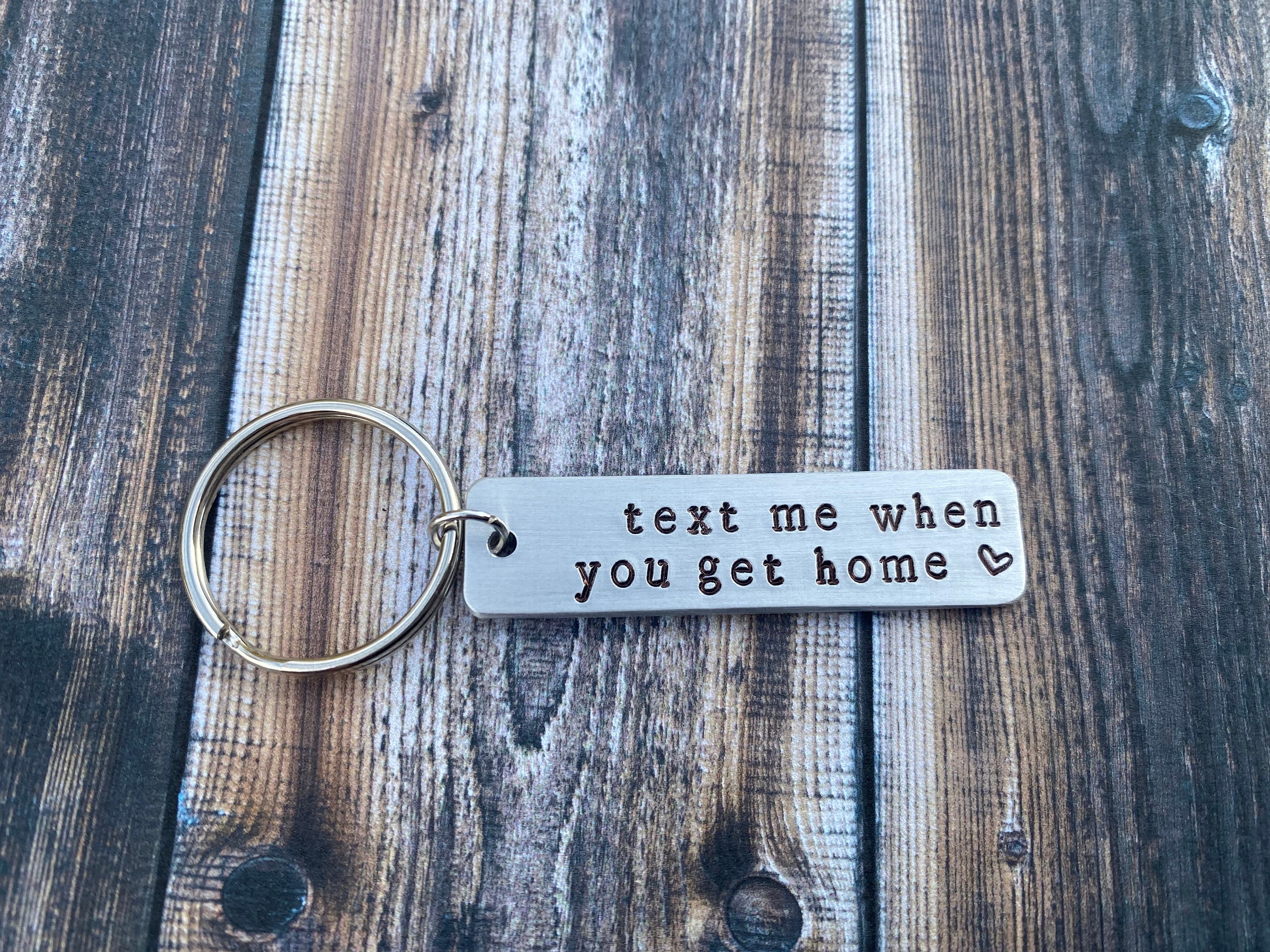 Wrapsify Engraved Keychain - Be Safe Always Come Home to Me - Gkc14038 Buy Keychain Only