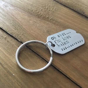 Single Sided Pet ID Tag: oh .... i'm lost image 4