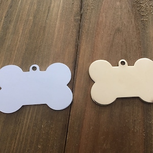 Single Sided Dog ID Tag: verdwaald op zoek naar ... afbeelding 5