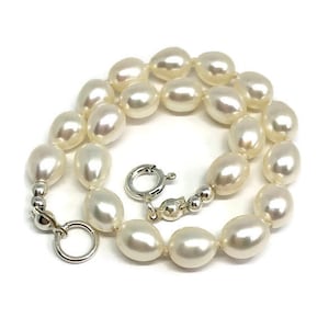 Pearl Bracelet, knotted bracelet, June birthstone, gift for her, gemstone jewellery, Pearl jewelry, wife gift, birthstone bracelet