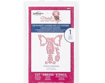 Spellbinders Die "Fluttered Tulip Bodice"