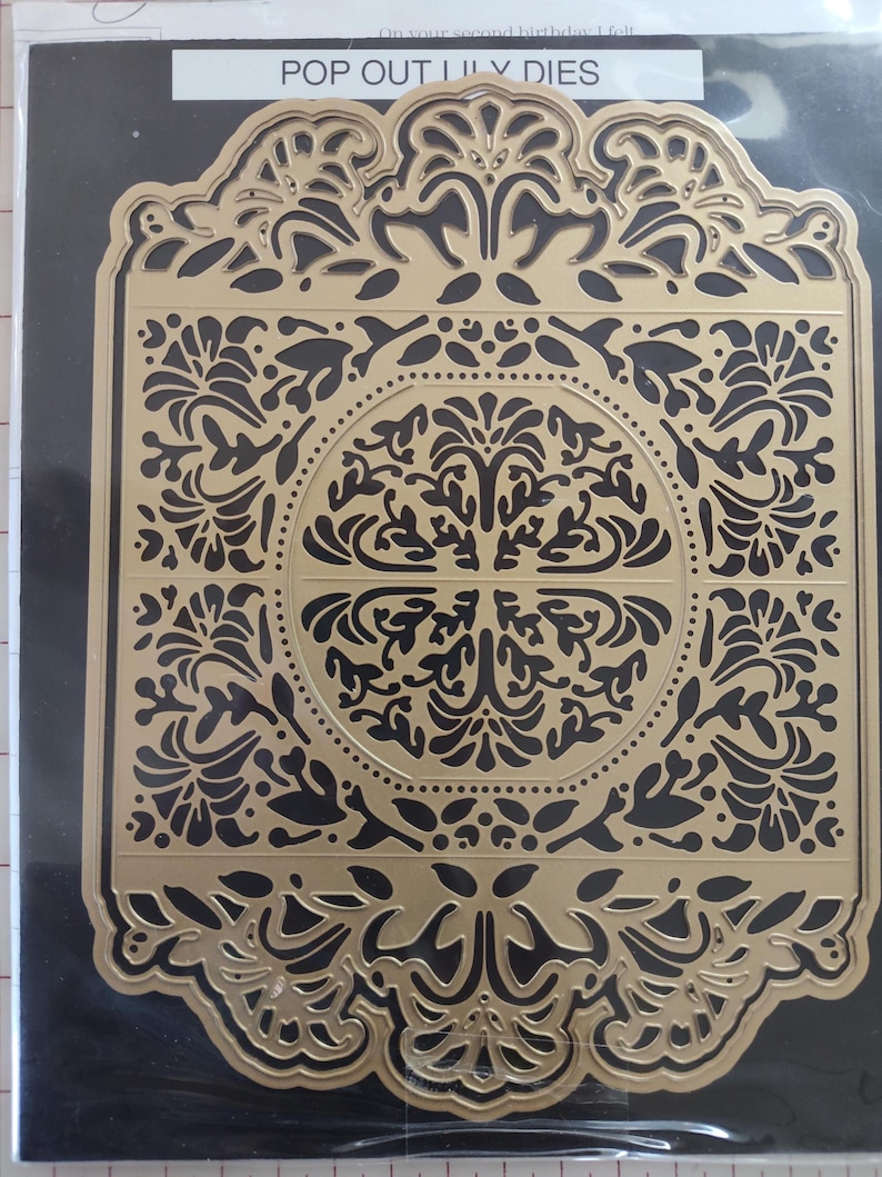 Dies: Anna Griffin "Lily Pop Out Card" image 3