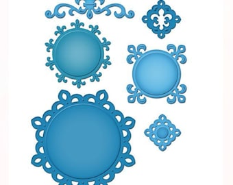 Spellbinders Dies "Fleur De Lis Motifs"