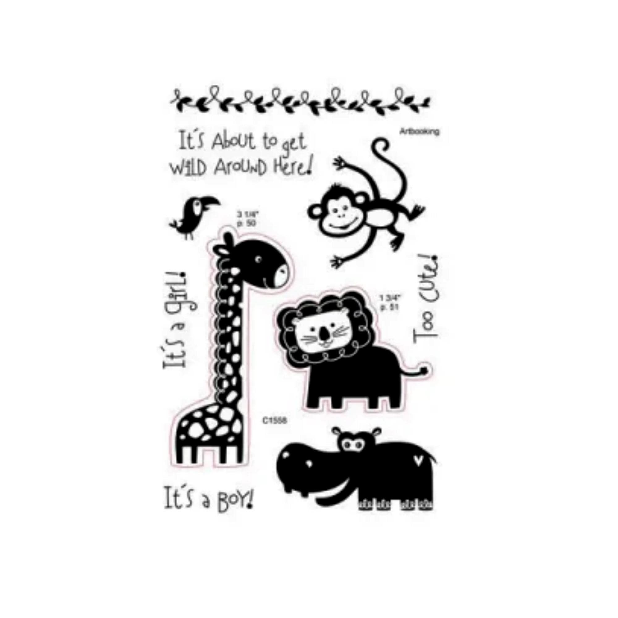 CTMH Stamp Set "Wild Wonders"