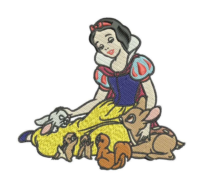 INSTANT DOWNLOAD Machine Embroidery Designs. Snow White. Snow Etsy