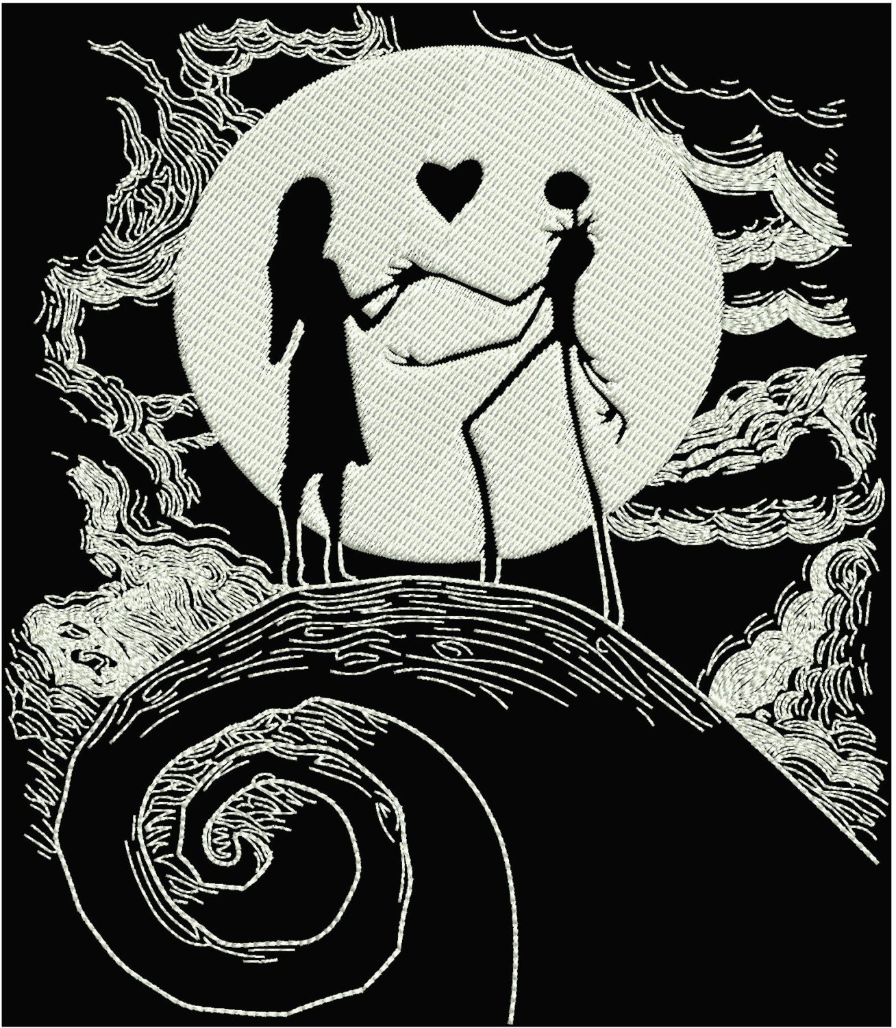 INSTANT DOWNLOAD Machine Embroidery Designs. Jack&sally. the Etsy UK