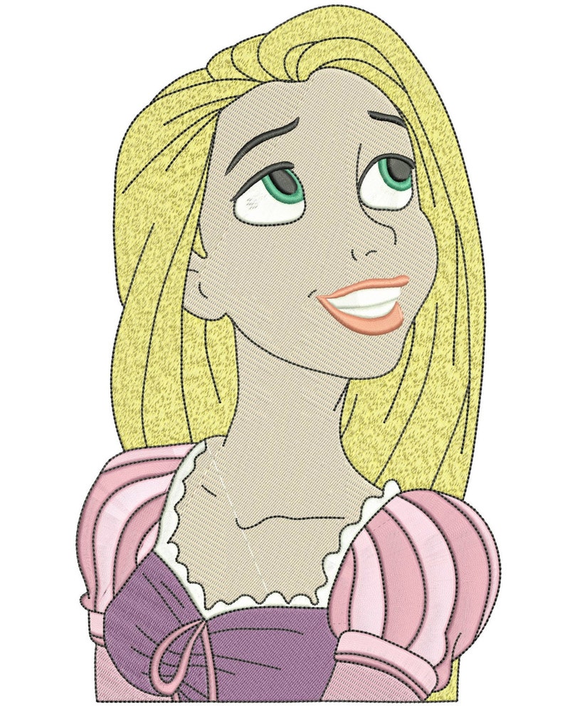 INSTANT DOWNLOAD Machine Embroidery Designs. Rapunzel. Tangled Etsy