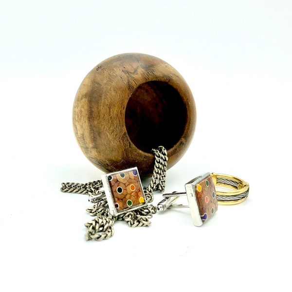 Oak Bowl - Jewelry Keeper - Ring Holder - Handmade Wood Vase - Burl Wood Bowl - Handmade Wood Bowl - Wood Turned Bowl - Gift for Her