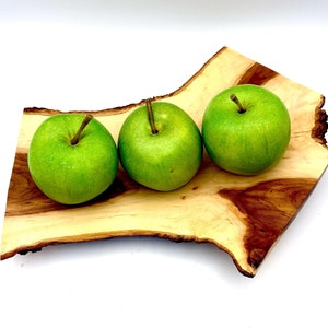 Handmade Wooden Cheese Tray and Fruit Platter - Rustic Wood Serving Platter - Charcuterie Board - Essential Kitchenware - Wood Centerpiece