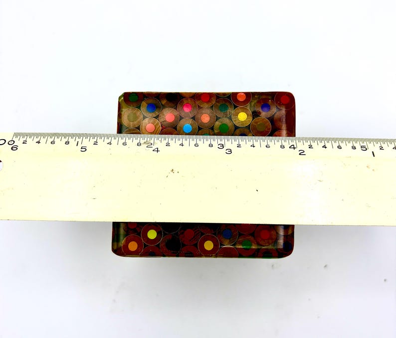 Colorful Ring Box - Colored Pencil Memory Box - Resin Organizer ...