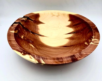 Red Cedar Bowl - Wooden Kitchenware - Serving Bowl - Rustic Home Accessory - Functional Art -Wood Centerpiece- Natural Wood Decor-House Gift