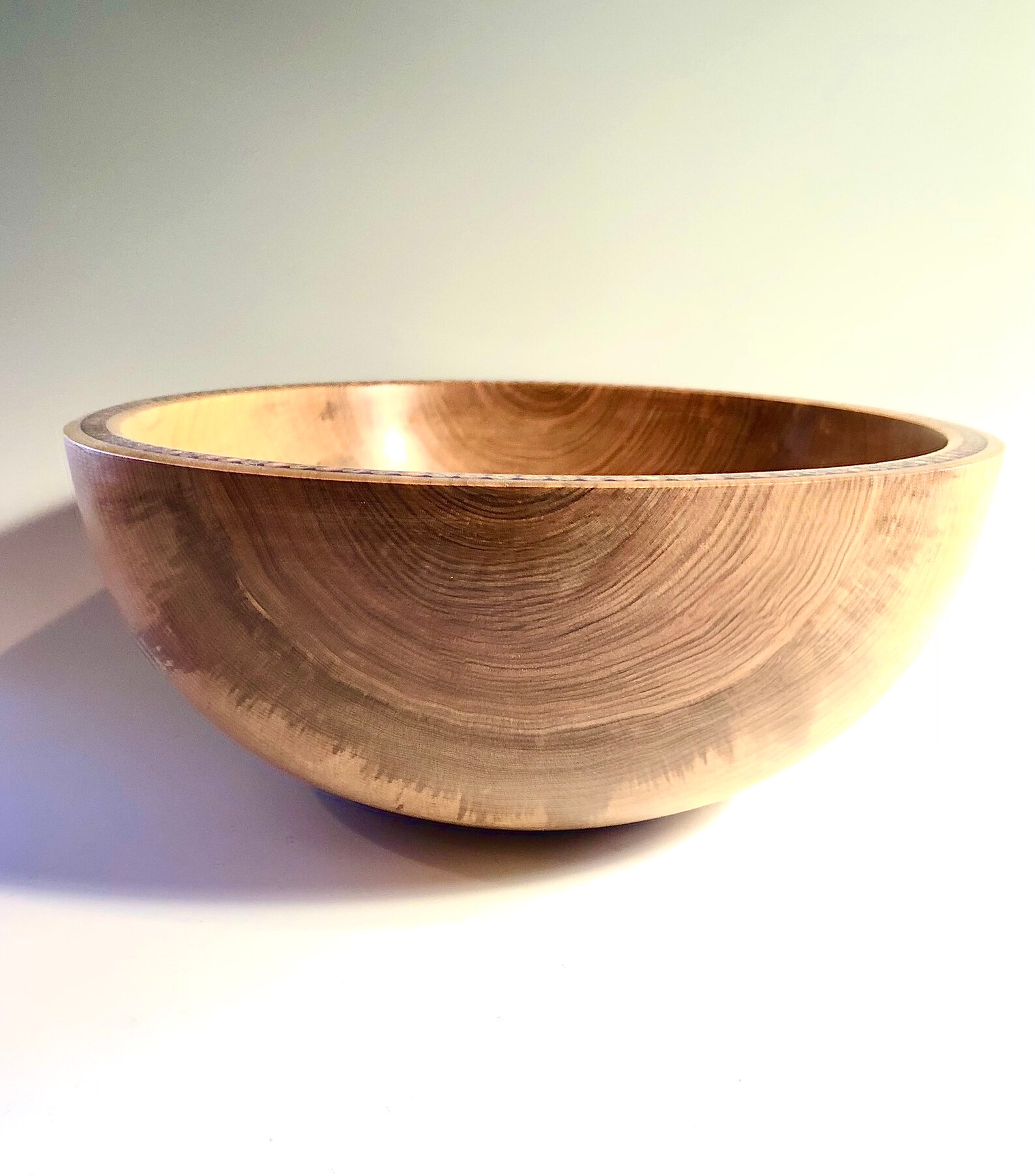 Turned Bowl Handmade Maple Bowl Colored Pencil Bowl Etsy