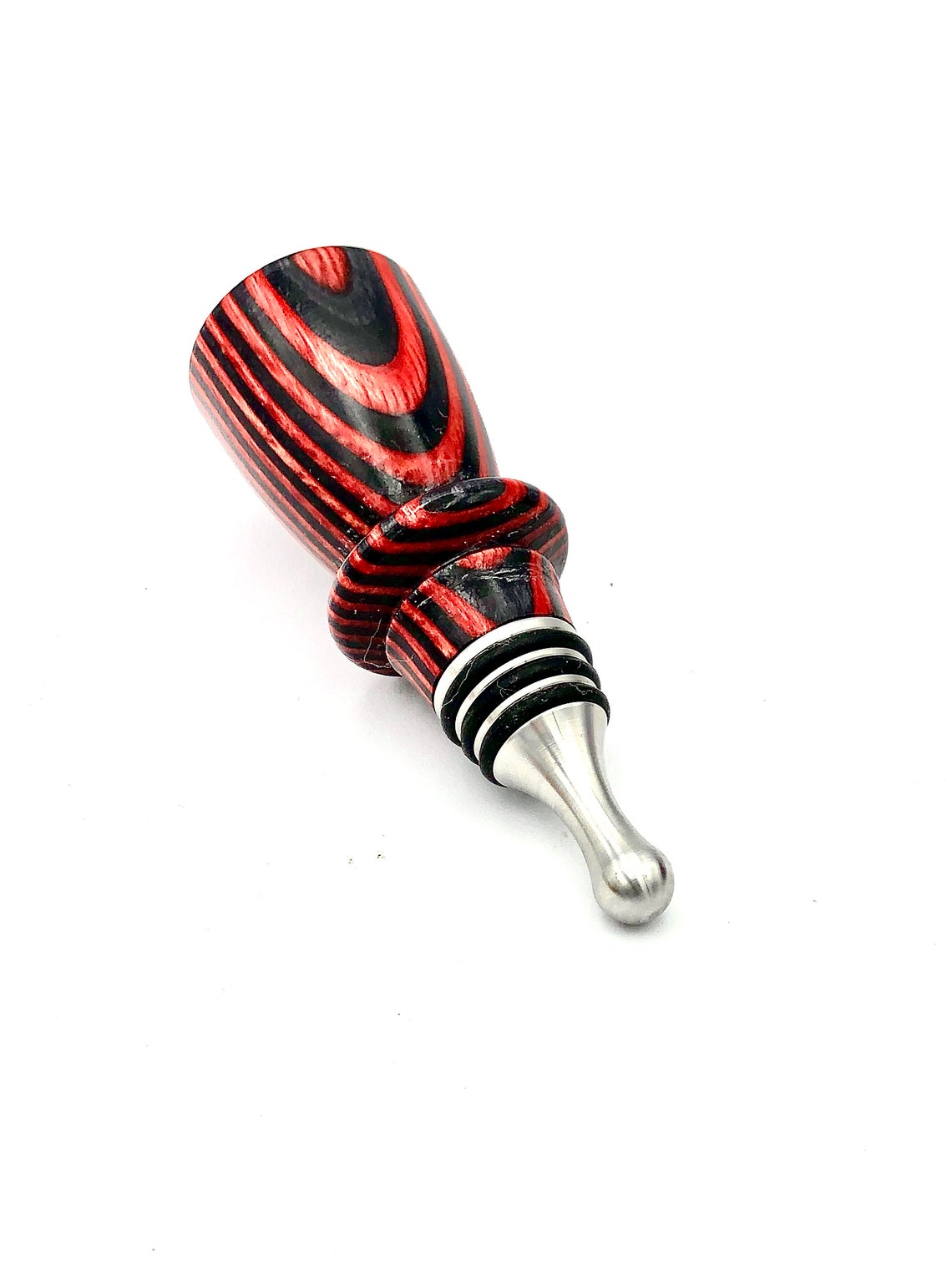 Red Bottle Stopper Stainless Steel Bottle Stopper Olive Oil Etsy