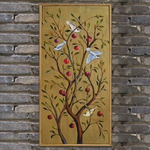 Painting,Oil painting,Birds painting,Trees painting,animals painitng,Framed painting