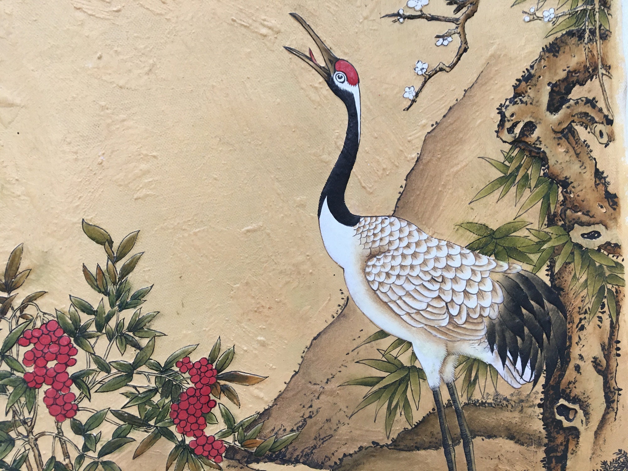 中国ヴィンテージ刺繍画 縁起動物絵 中国ヴィンテージ刺繍画 縁起動物絵 【公式通販】