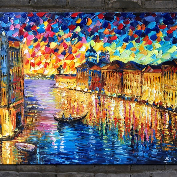 Palette Knife Paintings Etsy