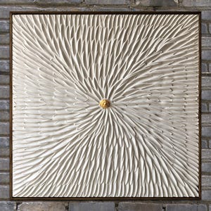 Textured Impasto Oil Painting: 3D Modern Abstract Art, Framed Canvas