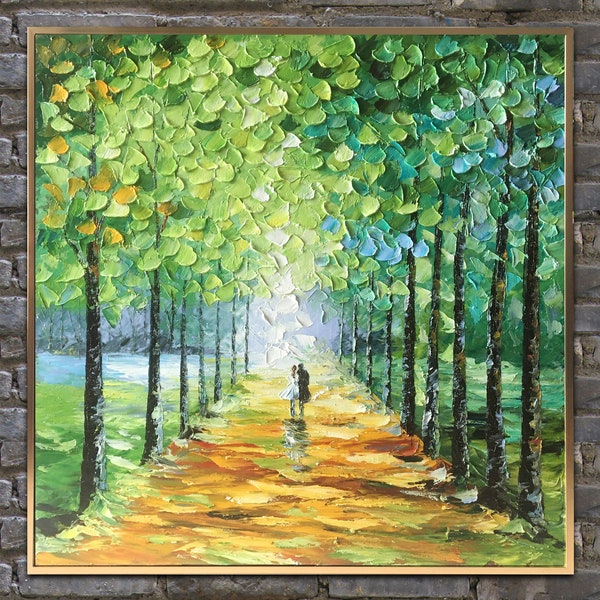 Palette Knife Paintings Etsy