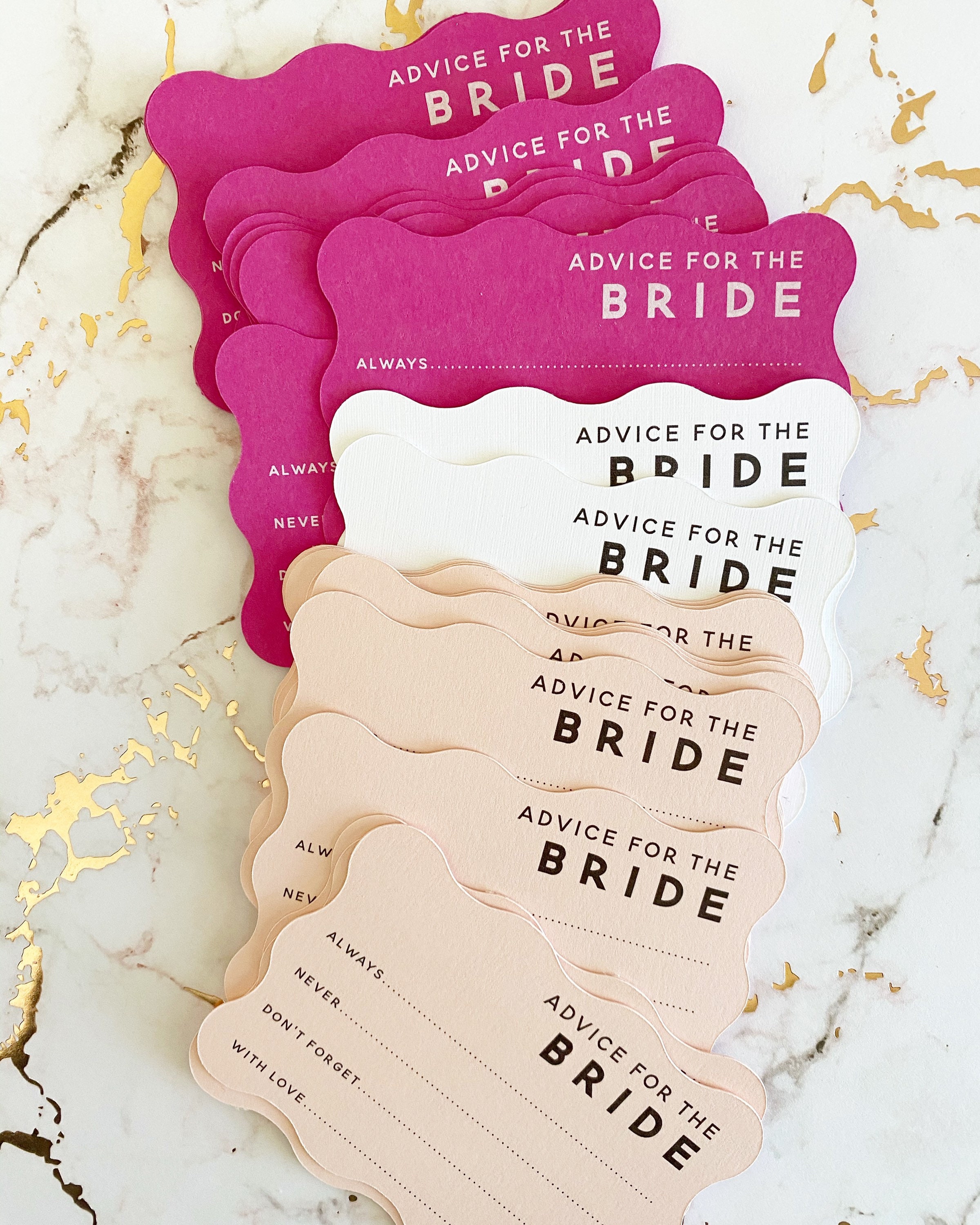Wave Advice for the Bride Cards Minimalism Etsy Australia