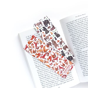 Foxes and Woodland animals Bookmark! (double sided)