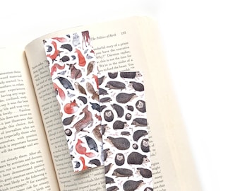 British Wildlife and Hedgehog Bookmark! (double sided)