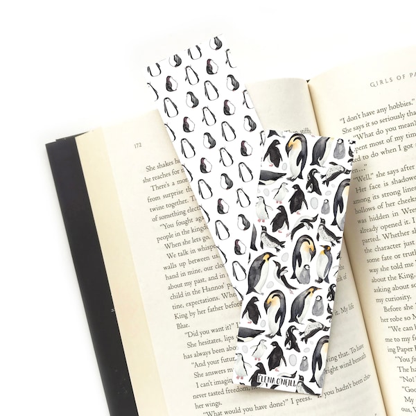 Penguin Collab Bookmark! (double sided)