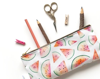 Watermelon, pouch, gift, Pencil Case