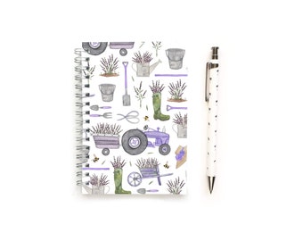 Lavender Farm A6 Notebook