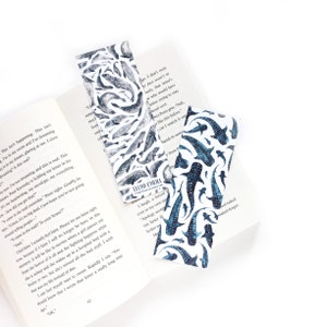Watercolor Whale Shark & Seal Bookmark: Double Sided