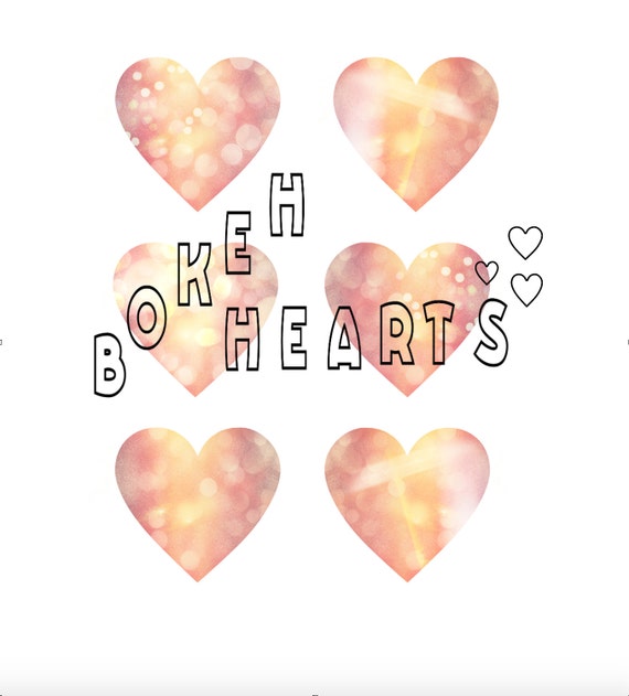 Heart Clip Art Hearts Pink Digital Design Resource Download Etsy