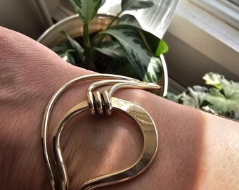 Bronze Not a Knot Cuff Bracelet