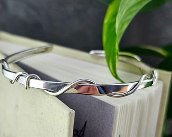 Vine Wrap Sterling Silver Cuff Bracelet