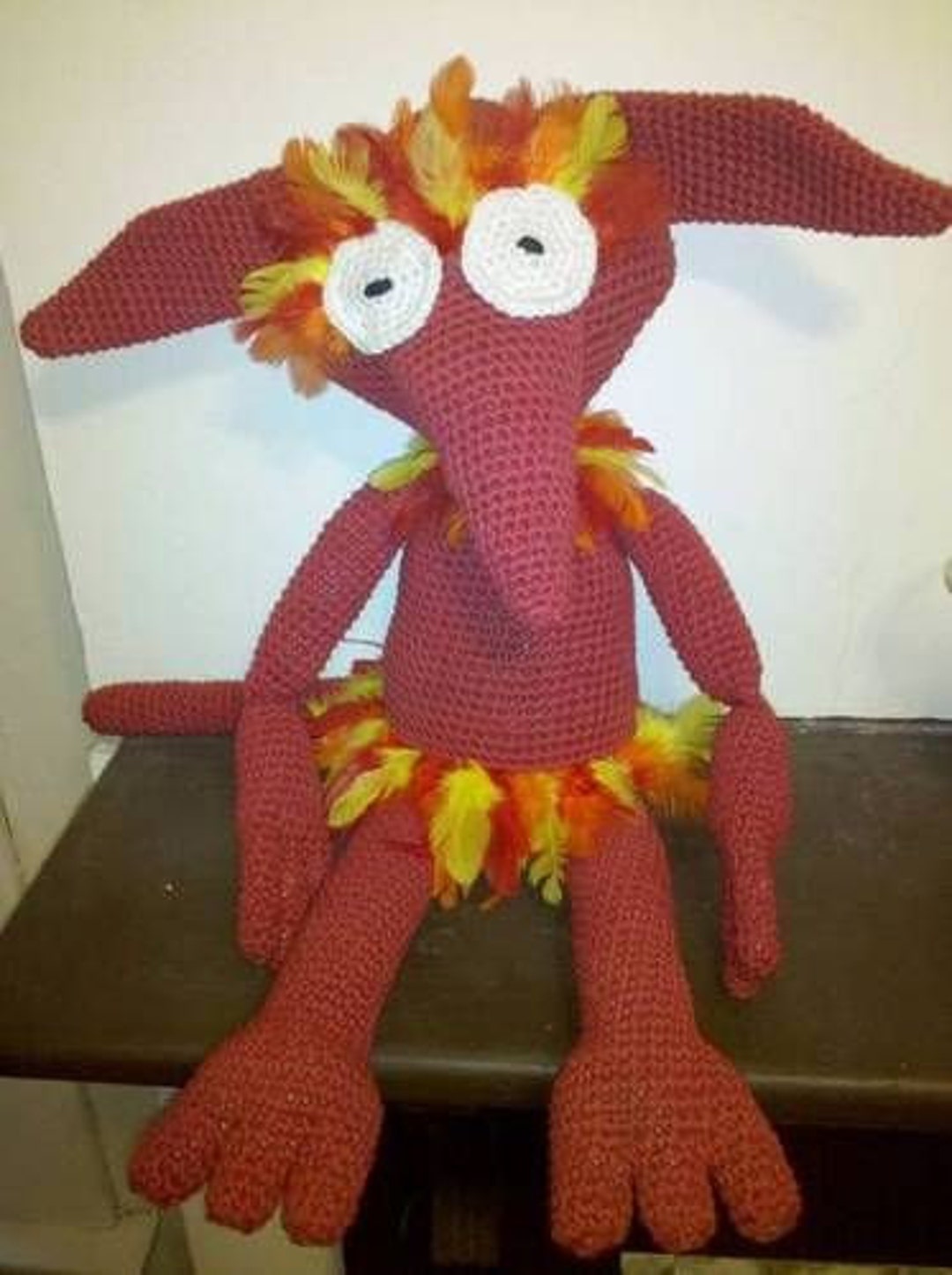 Labyrinth Firey Muppet Amigurumi Crochet Pattern Nostalgic Etsy