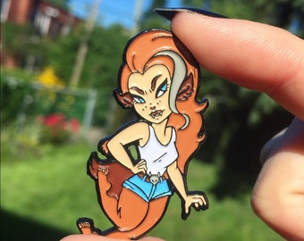 Monster Girl Enamel Pin Series - Weregirl