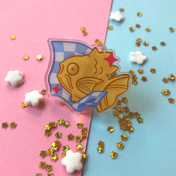 Magikarp Taiyaki Acrylic Pin Etsy Canada