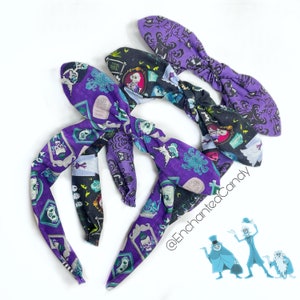 Haunted Mansion Purple Wallpaper Icons Bow Knot Knotty Headband