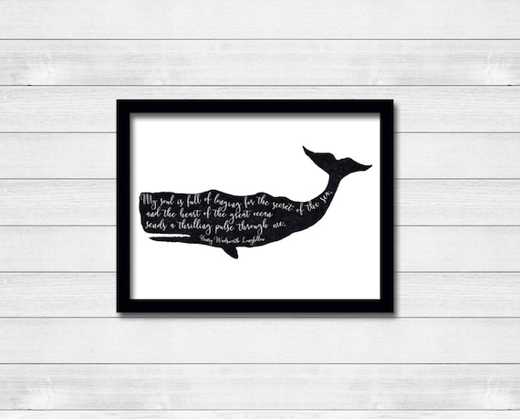 Art /& Loft Nantucket Whales Stretched Canvas Print