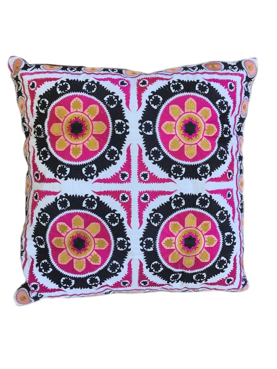 Swati Embroidered Suzani Pillow