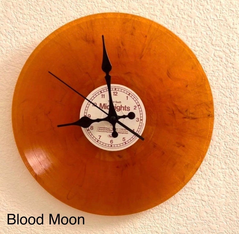 Custom Midnights Vinyl Clock Etsy