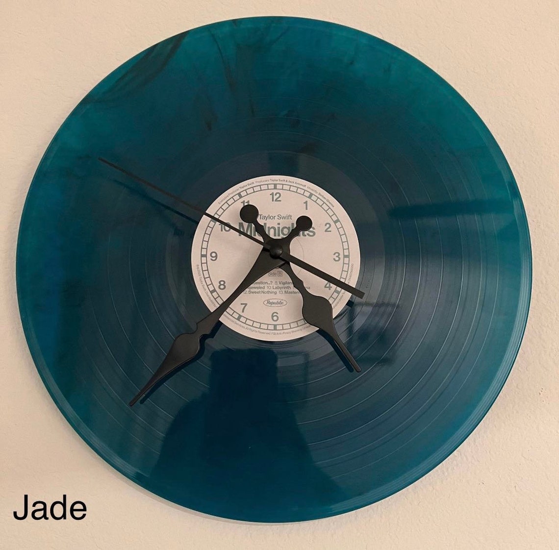 Custom Midnights Vinyl Clock Etsy