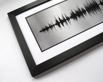 Song Sound Wave - 50th Anniversary Gift for Husband - 50th Anniversary Gift for Him, 50 Year Anniversary Gift for Husband, For Him / For Men