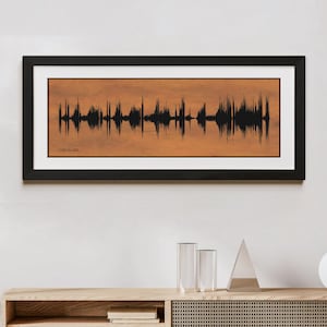 Piano Recital Gift - Custom Song Print made from YOUR Recording - Gift for Piano Student, Piano Gift / Christmas Gift