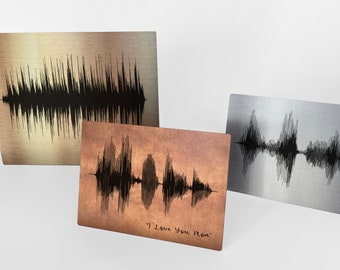 Custom Soundwave Art - VOICE or SONG, Personalized Gift, Sound Wave Print, Gift for Him / Her