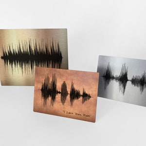 Custom Soundwave Art - VOICE or SONG, Personalized Gift, Sound Wave Print, Gift for Him / Her